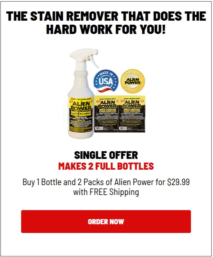 Alien Power Stain Remover offer price